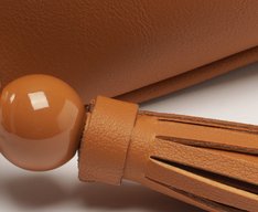 Bolsa Tiracolo Média Maxi Barbicacho Marrom