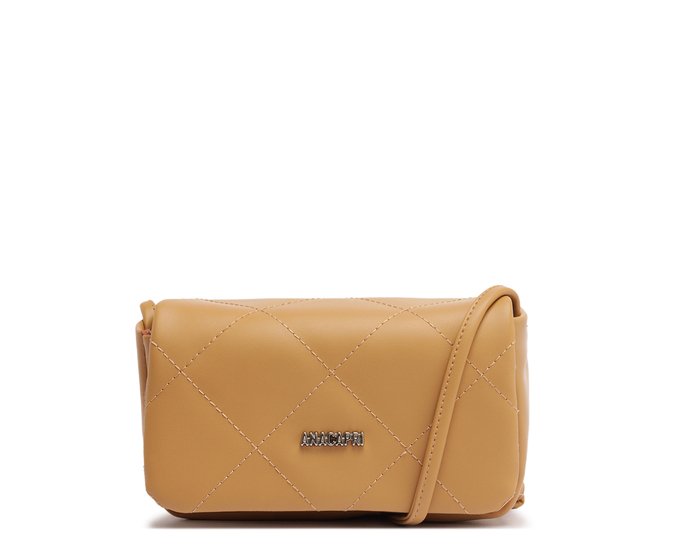 Bolsa Tiracolo Pequena Matelassê Essencial Marrom