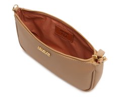 Bolsa Tiracolo Média Glam Bege
