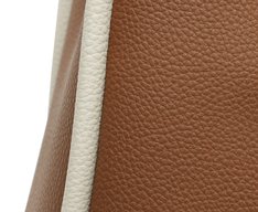 Bolsa Shopping Grande Boho Botão Marrom