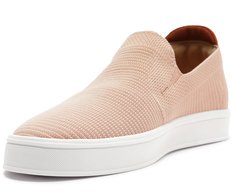 Tênis Slip On Knit Riscado Rosa