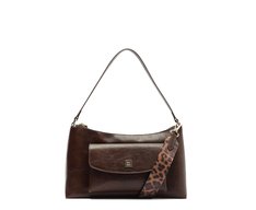 Bolsa Tiracolo Média Lux Marrom
