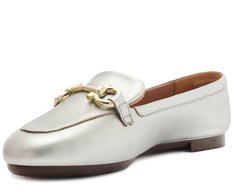 Mocassim Bridão Classy Minimal Prata
