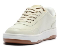 Tênis AC1119 Bege E Dourado