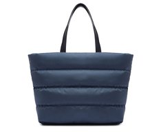 Bolsa Shopping Grande Nylon Fluffy Azul