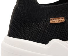 Tênis Sporty Malha Knit Preto