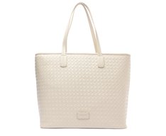 Bolsa Shopping Grande Minimalista Branca