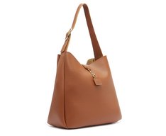 Bolsa Shopping Grande Hobo Pin A Marrom
