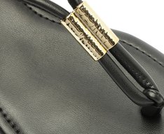 Sandália Slim Metal Comfy Salto Preta