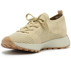 Tênis Knit Lavínia Bege