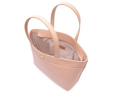 Bolsa Shopping Grande Alça Transversal Bege