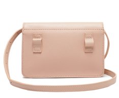 Bolsa Pochete Bege Aba Retangular