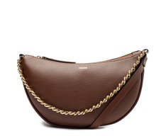 Bolsa Tiracolo Média Meia Lua Marrom