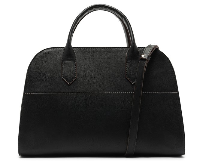 Bolsa Tote Grande Zíper Helena Preta