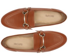 Mocassim Detalhe Removível Bridão E Pala Marrom