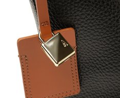 Bolsa Tote Média Cadeado Preta