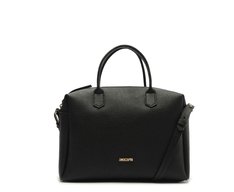 Bolsa Tote Média Arredondada Preta