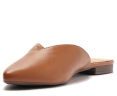 Mule Bico Fino Marrom