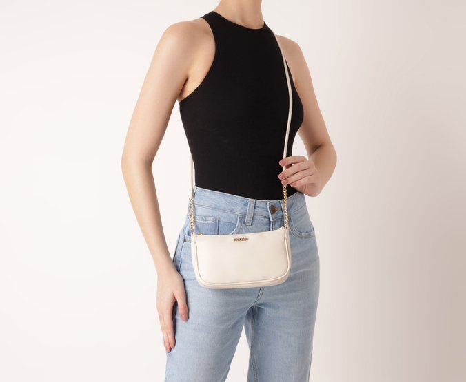 Bolsa Tiracolo Média Fun Branca
