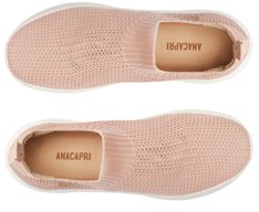 Tênis Slip On Sporty Knit Rosa
