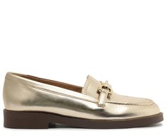 Mocassim Classico Bridão Dourado