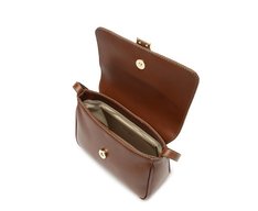Bolsa Tiracolo Média Tressê Veneta Marrom