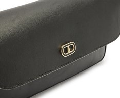 Bolsa Tiracolo Média Eco Preta