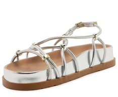 Papete Gladiadora Tachas Prata