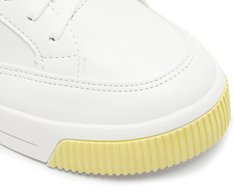 Tênis Sola Vulcanizada Urban Furinhos Branco e Blush
