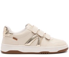 Tênis AC1119 Velcro Bege
