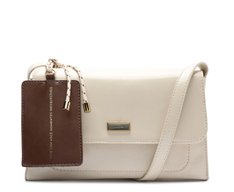Bolsa Tiracolo Média Lisa Branca