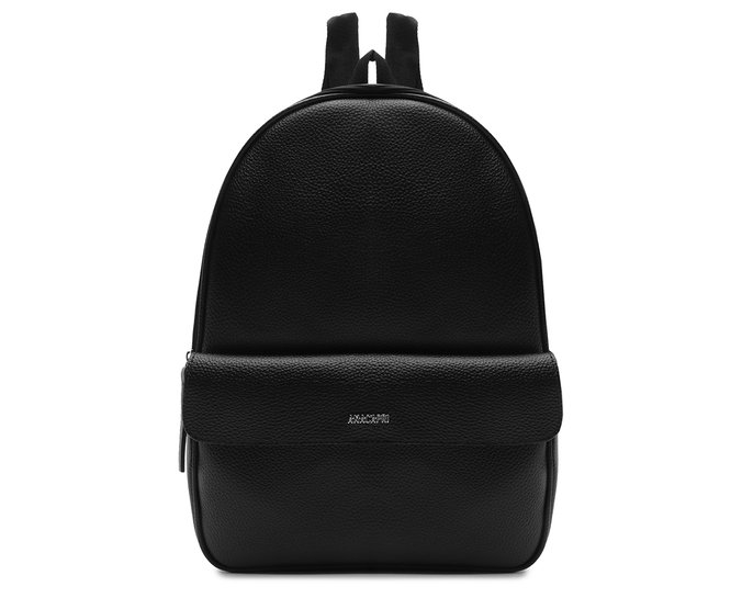 Mochila Grande Texturizada Preta