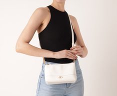 Bolsa Tiracolo Pequena Floater Corrente Branca