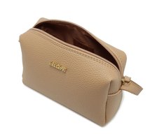 Bolsa Tiracolo Média Arredondada Bege