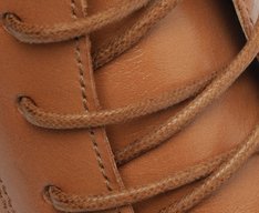 Bota Coturno Couro Marrom