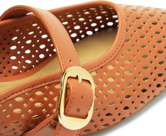 Sandália Mule Fivela Ana Laranja