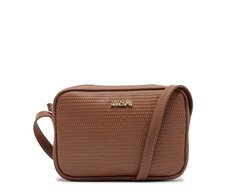 Bolsa Tiracolo Pequena Palha Marrom