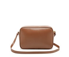 Bolsa Tiracolo Média Missangas Multicolor E Marrom