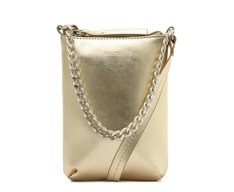 Bolsa Tiracolo Pequena Estilosa Corrente Dourada