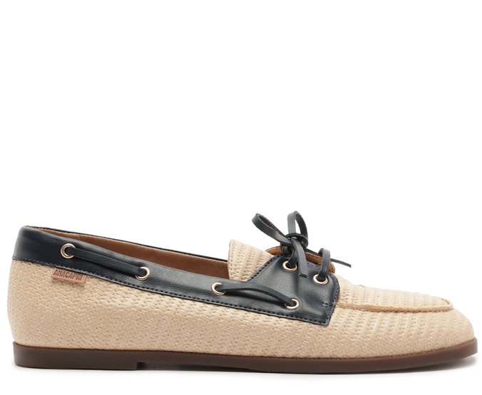 Mocassim Laço Boho Bege