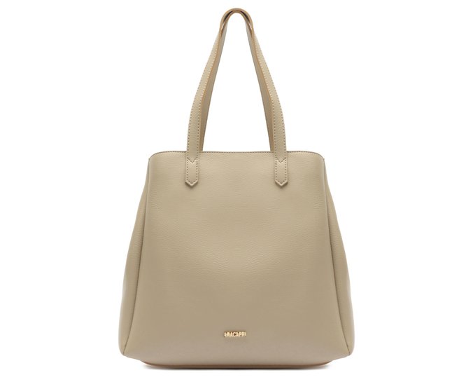 Bolsa Shopping Grande Minimal Cinza
