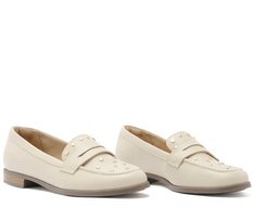 Mocassim Pala Tachas Bege
