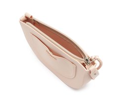 Bolsa Tiracolo Pequena Pingente Bege