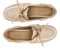 Mocassim Laço Ana Dourado