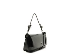 Bolsa Tiracolo Média Alça Glam Preta