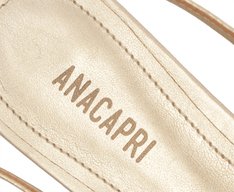 Sapatilha Slingback Maxi Tachas Dourada