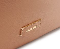 Bolsa Shopping Grande Cápsula Metal Marrom