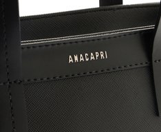 Bolsa Tote Pequena Costuras Preta