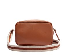Bolsa Tiracolo Média Bolso Frontal Marrom
