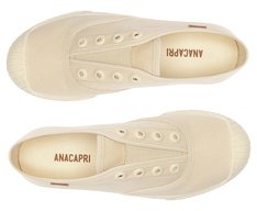 Tênis Slip On Lona Alê Bege